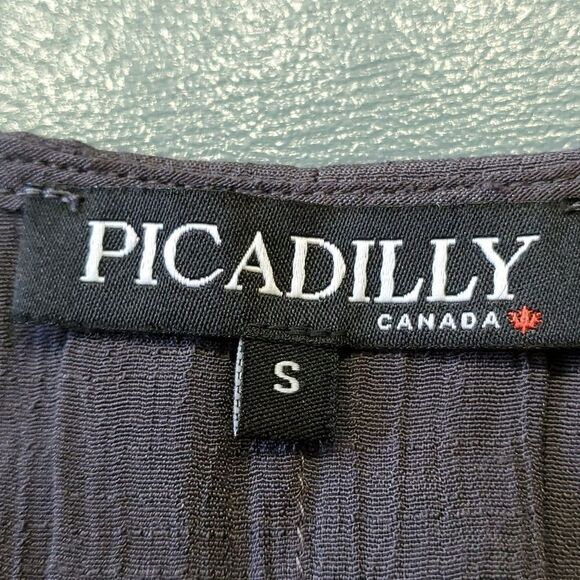 PICADILLY CANADA,women's gray oversized tunic top. Size small. Minamalist - Picture 6 of 7